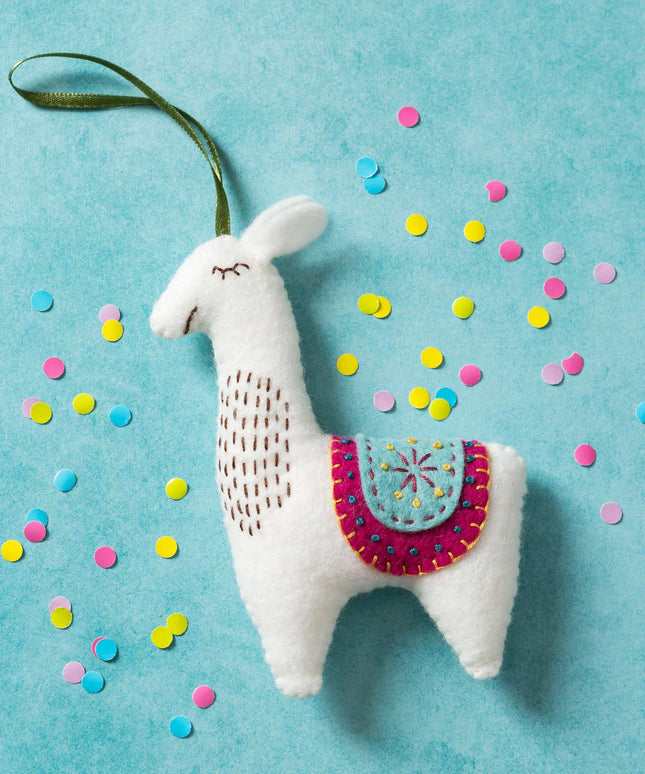Llama Felt Craft Mini Kit - Beginner Friendly
