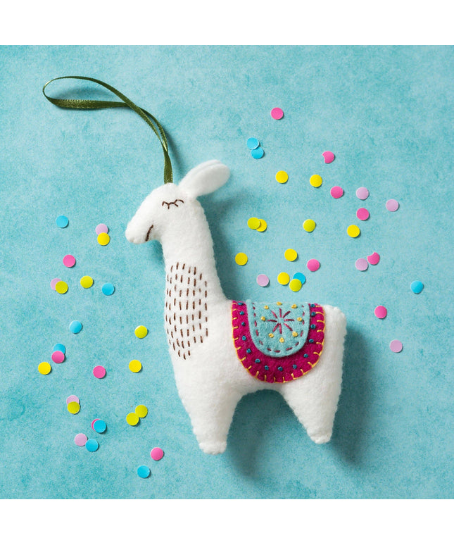 Llama Felt Craft Mini Kit - Beginner Friendly
