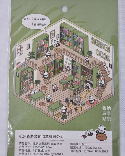 DIY Sticker packs - Make a scene with stickers Panda Library