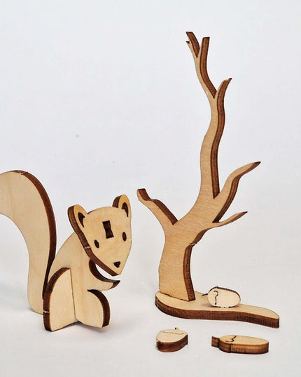 Wooden Model Animal Kits