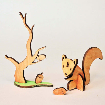 Wooden Model Animal Kits