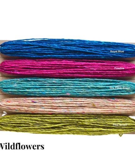 Donegal weaving yarn - 100% wool Wildflower