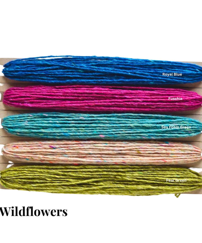 Donegal weaving yarn - 100% wool Wildflower