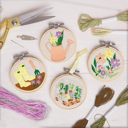 Sew & So On Embroidery Craft Stitch Kit - Garden Design