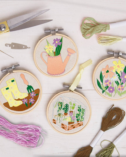 Sew & So On Embroidery Craft Stitch Kit - Garden Design