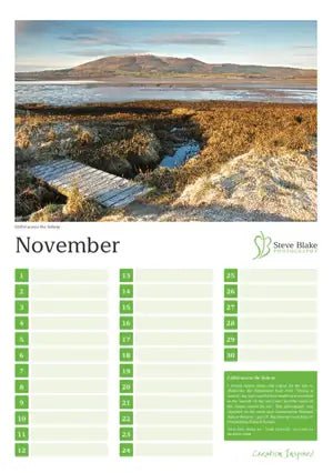 A3 Perpetual Calendars - Landscape Photography