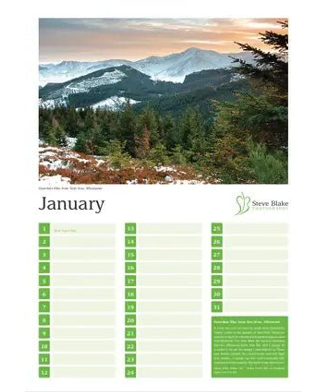 A3 Perpetual Calendars - Landscape Photography