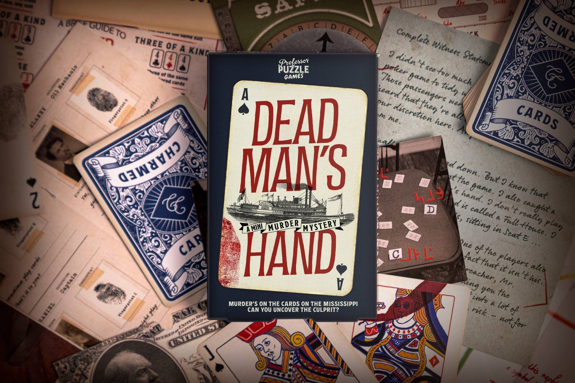 Dead Man's Hand Murder Mystery game - The Red Squirrel
