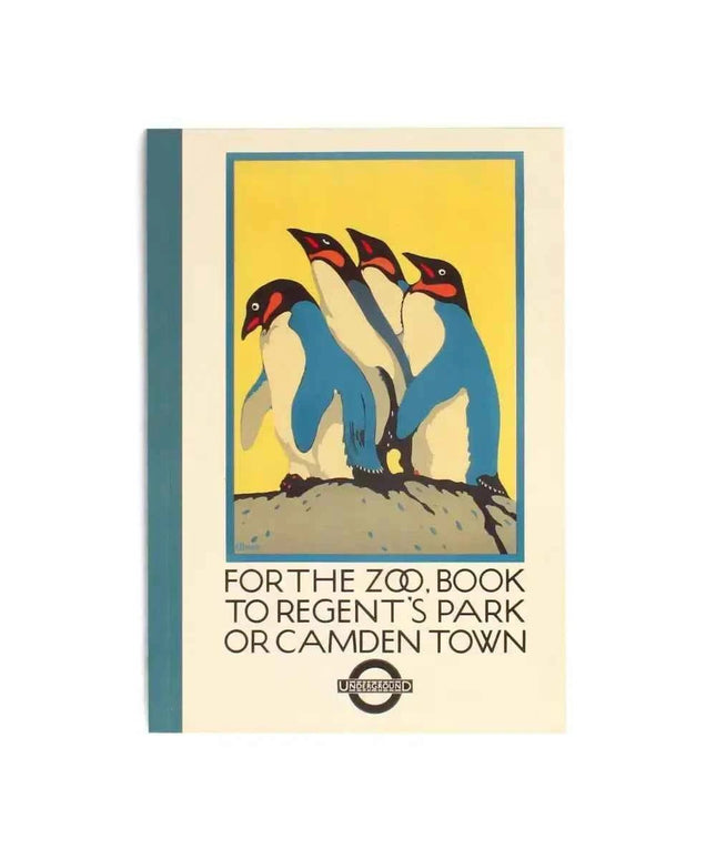 A5 Notebook - TFL Vintage Poster "For The Zoo…"