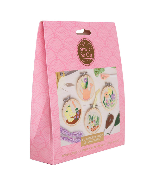Sew & So On Embroidery Craft Stitch Kit - Garden Design