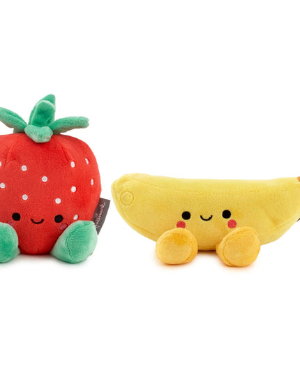 Better Together Strawberry and Banana Magnetic Plush Pair