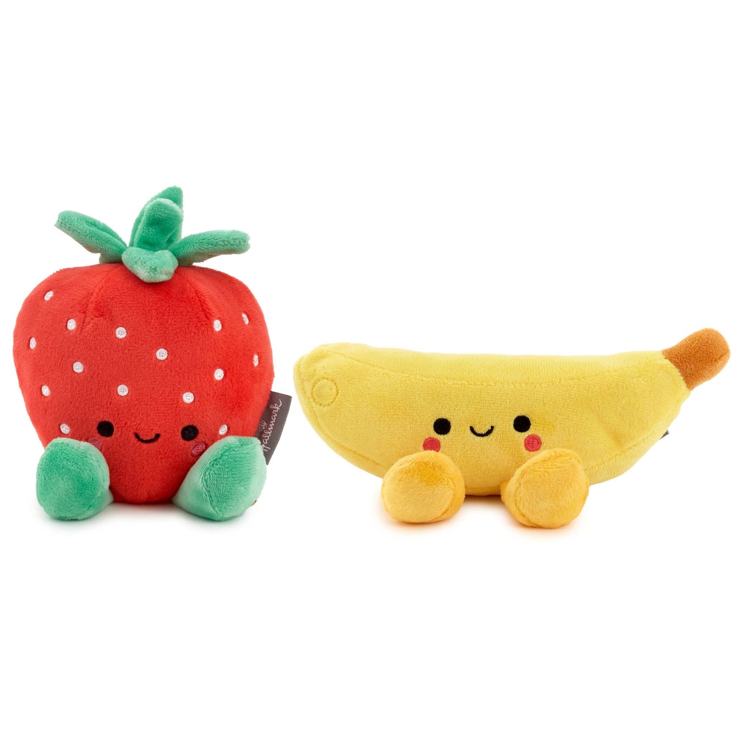Better Together Strawberry and Banana Magnetic Plush Pair - The Red Squirrel