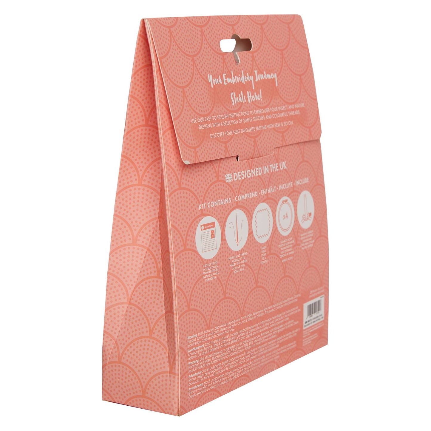 Sew & So On Embroidery Craft Kit - Bees & Bugs - The Red Squirrel