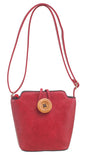 Small Wooden Button Crossbody Bag. - The Red Squirrel