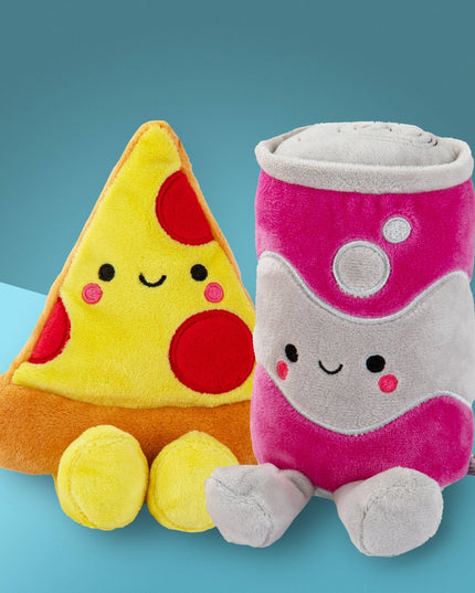 Better Together Pizza And Pop Magnetic Plush Pair