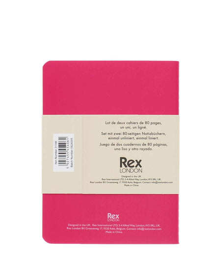 A6 notebooks set of 2 - Different shades of Pink