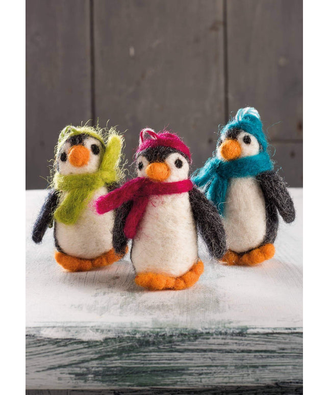 Felt Penguin Christmas Decoration