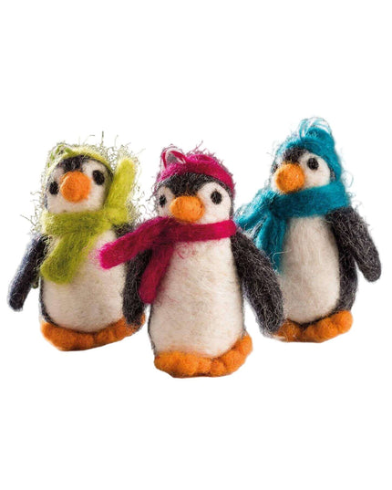 Felt Penguin Christmas Decoration
