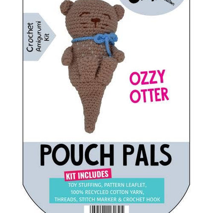 Knitty Critters - Pouch Pals - Ozzy Otter