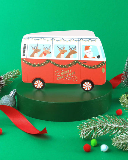Christmas Camper Van Christmas Card Christmas Card