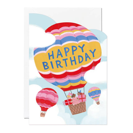Air Balloon Birthday | Greeting Card | Birthday Card For Men - The Red Squirrel