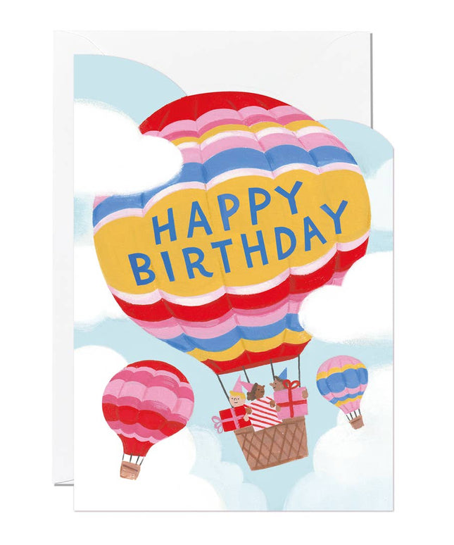 Air Balloon Birthday | Greeting Card | Birthday Card For Men - The Red Squirrel