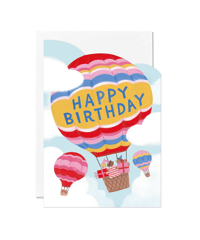 Air Balloon Birthday | Greeting Card | Birthday Card For Men - The Red Squirrel