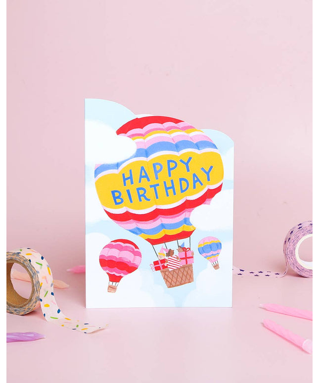 Air Balloon Birthday | Greeting Card | Birthday Card For Men - The Red Squirrel
