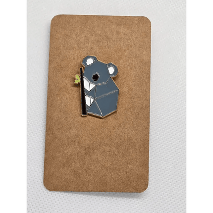 Alloy Geometric animal pin badges Koala