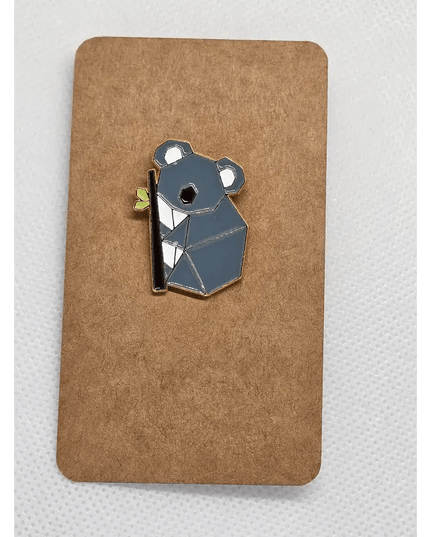 Alloy Geometric animal pin badges Koala