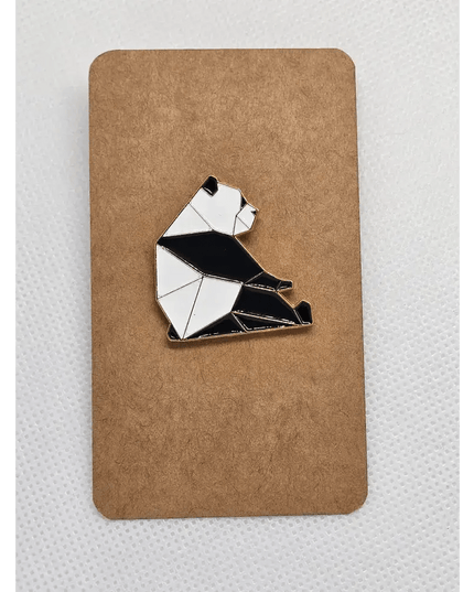 Alloy Geometric animal pin badges Panda