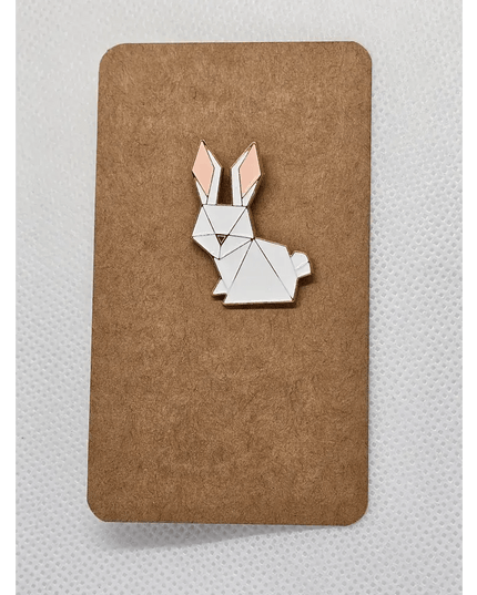 Alloy Geometric animal pin badges Rabbit