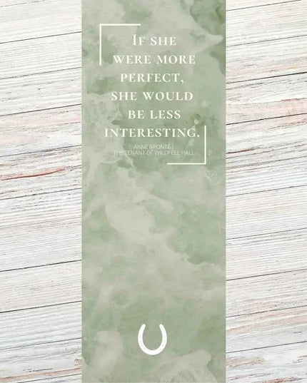 Anne Bronte Literary Quote Bookmark