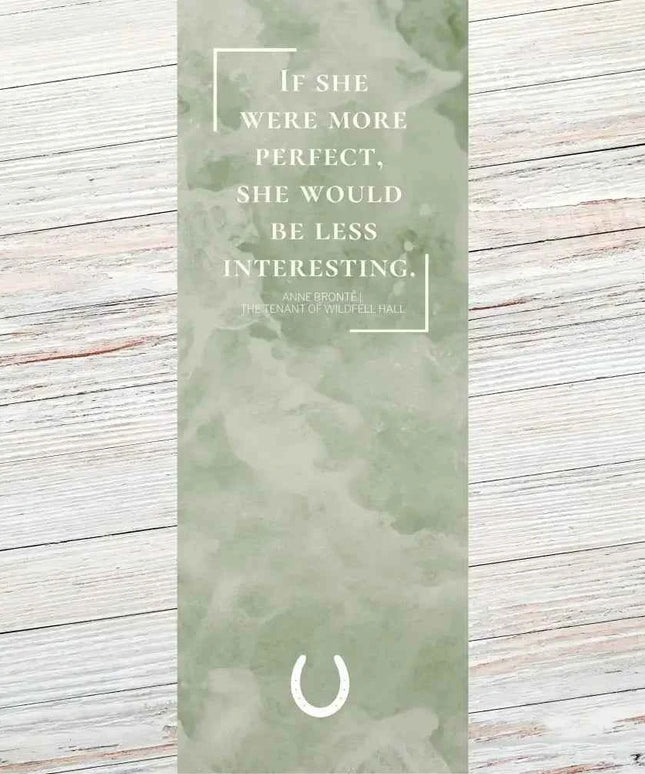 Anne Bronte Literary Quote Bookmark