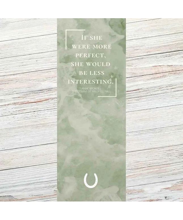 Anne Bronte Literary Quote Bookmark