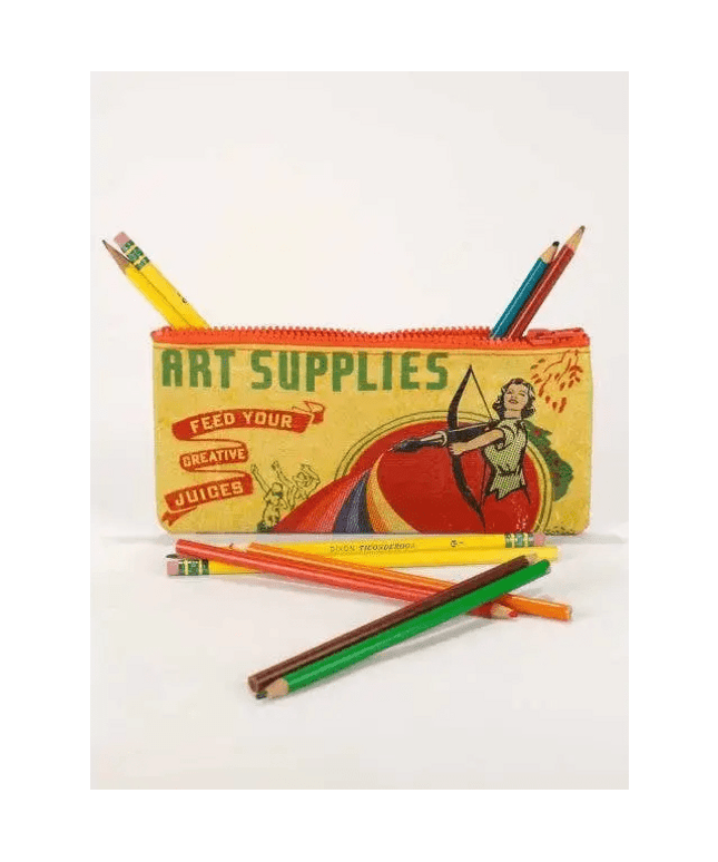 Art Supplies Pencil Case