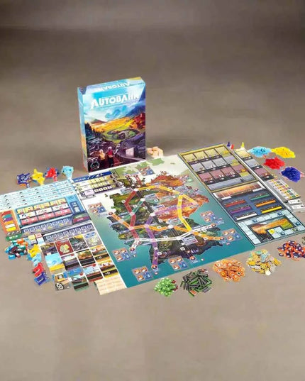 Autobahn Retail Edition. A game for 1 to 4 players.