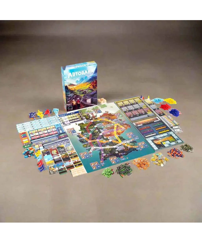 Autobahn Retail Edition. A game for 1 to 4 players.