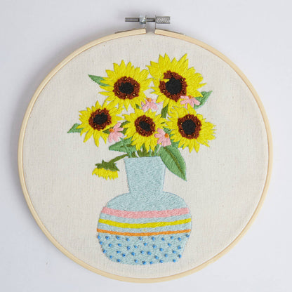 Sew & So On Embroidery Sewing Craft Kit Sunflowers - The Red Squirrel