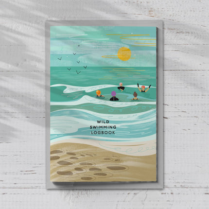 Wild swimming logbook into the sea we go - stocking filler