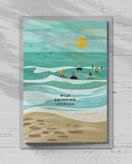Wild swimming logbook into the sea we go - stocking filler