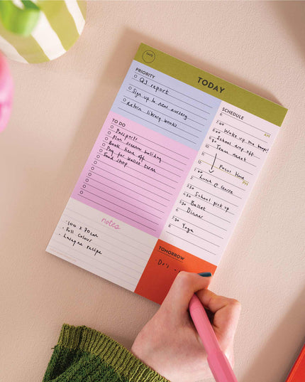 A5 Daily Planner Pad | Block My Life