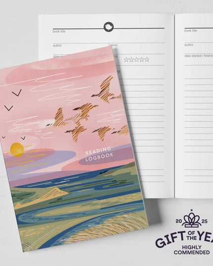 Reading logbook wild geese - eco friendly logbook
