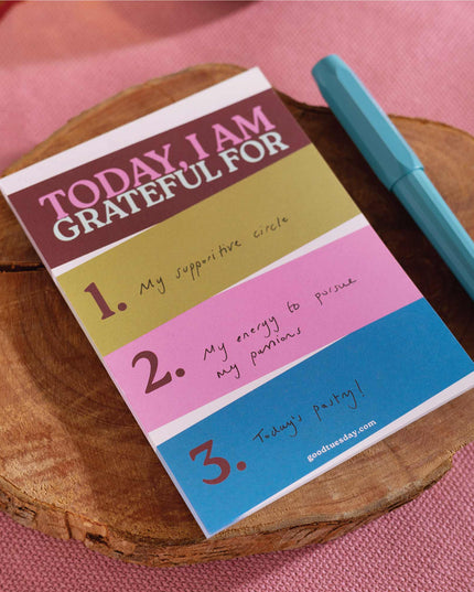 Daily Gratitude Pad | Work Hard, Play Nice | A6