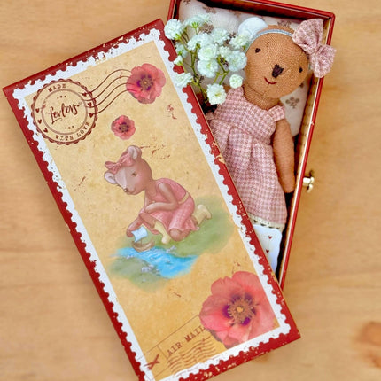 Bear in a Stamp Holder Box by Levlovs