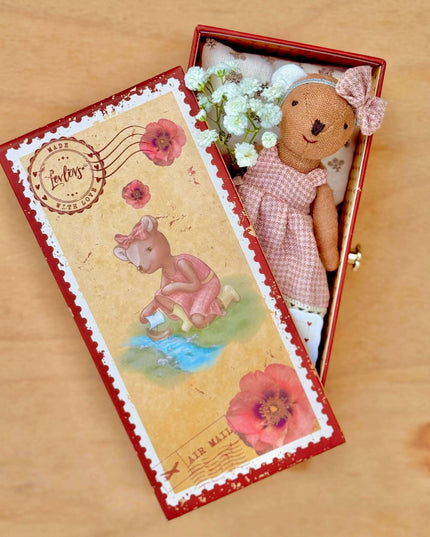 Bear in a Stamp Holder Box by Levlovs