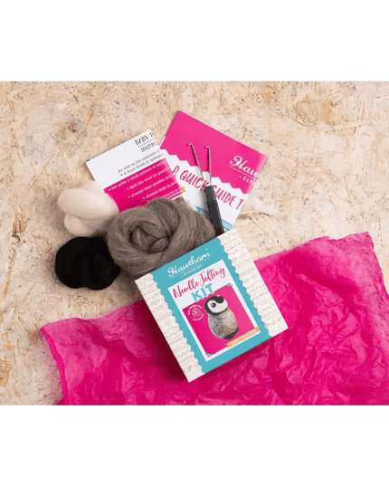 Baby Penguin Mini Felting Kit