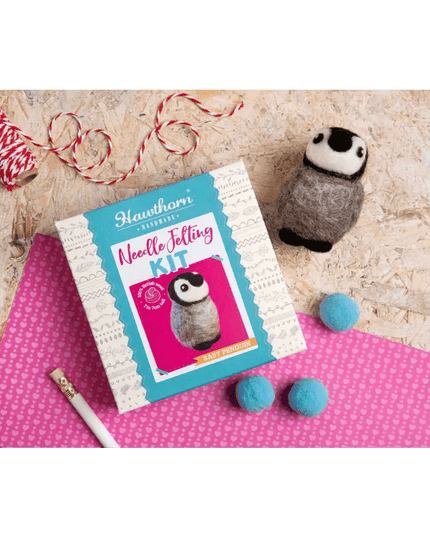 Baby Penguin Mini Felting Kit