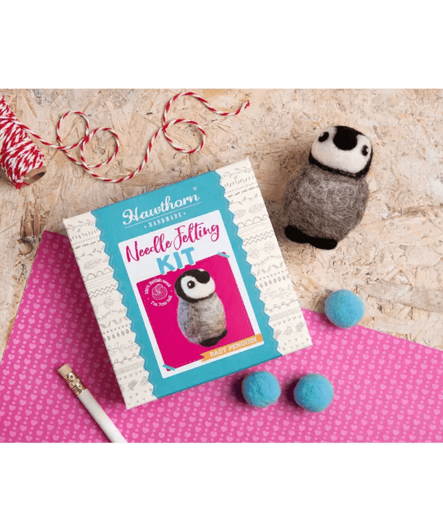 Baby Penguin Mini Felting Kit
