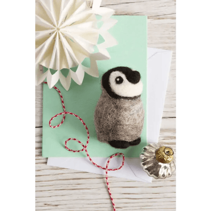 Baby Penguin Mini Felting Kit